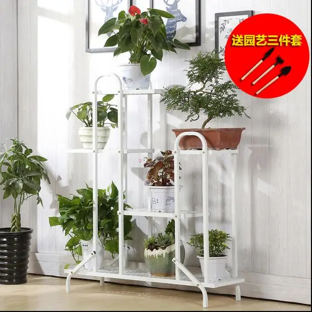 

Flower frame iron art multi-layer indoor multi-function modern simplicity