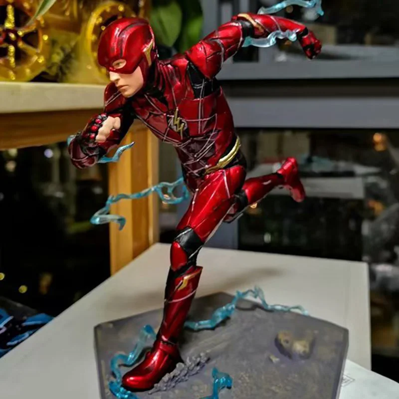 Movie Justice League The Flash Iron Studios Running Version  PVC Action Figure Collection Model Toy Doll Gift (6)