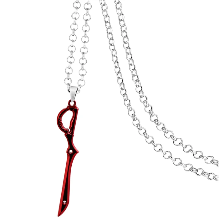 KILL la KILL ожерелье аниме мультфильм металлический кулон 60 см звено цепи ожерелье s подарки для детей игра ювелирные изделия