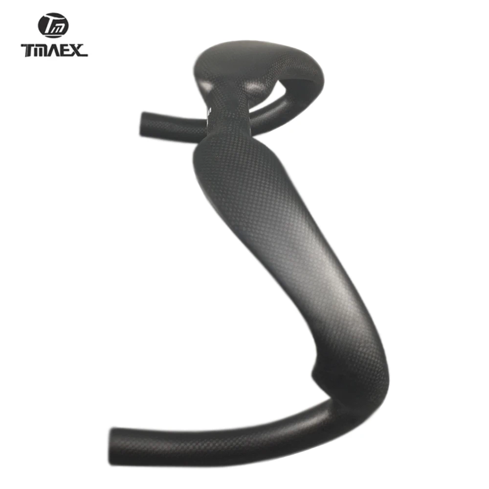 Bicycle Accessories Bicycle Handlebar Full Carbon Road Bent Bar Track Sprinter 3K Matte 31.8MM*370/385MM