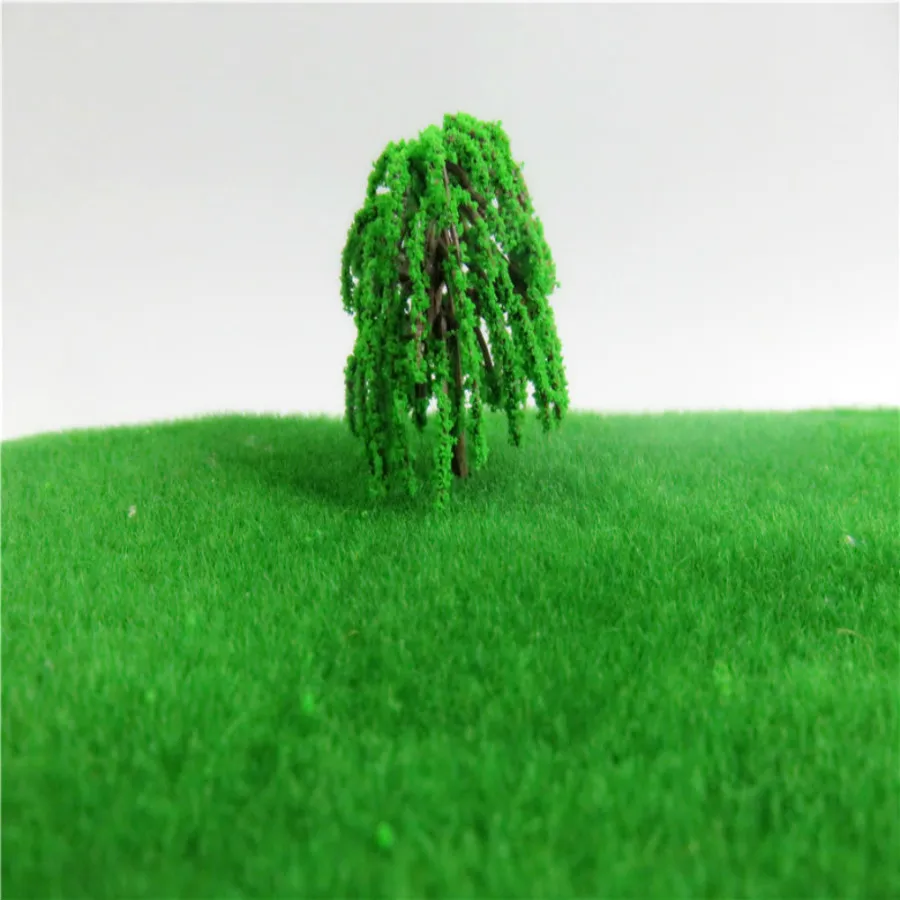 new architecture 3d scale artificial plastic model  green tree  layout29