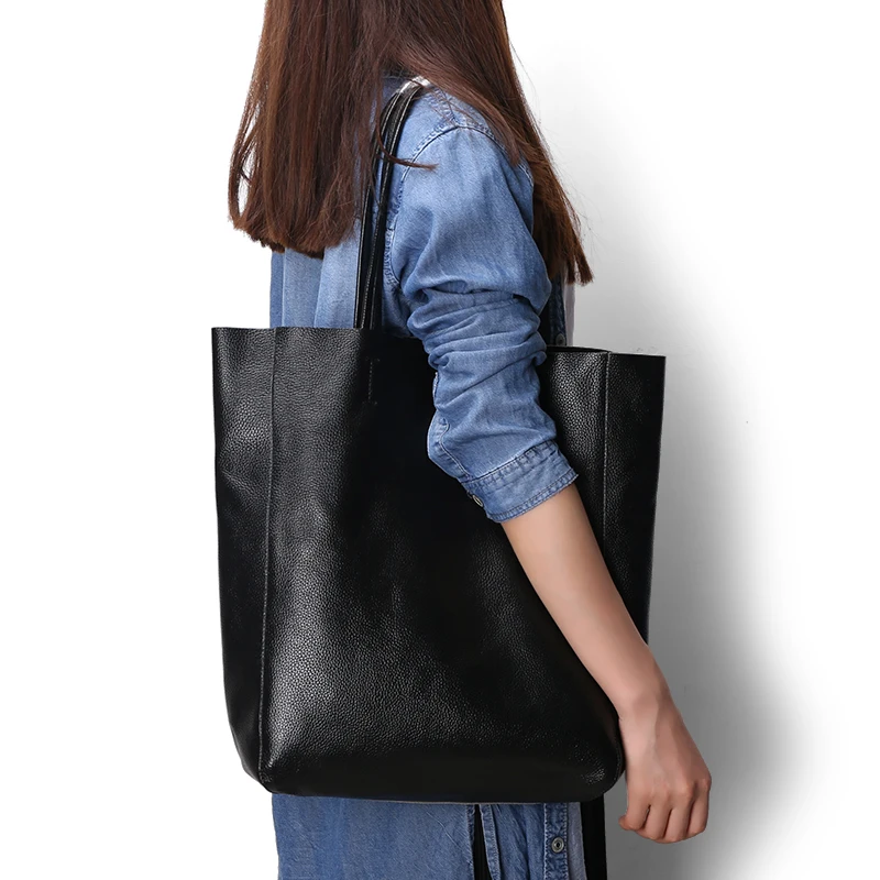 Água casual totes bolsa com Couro Tipo : Couro de Vaca