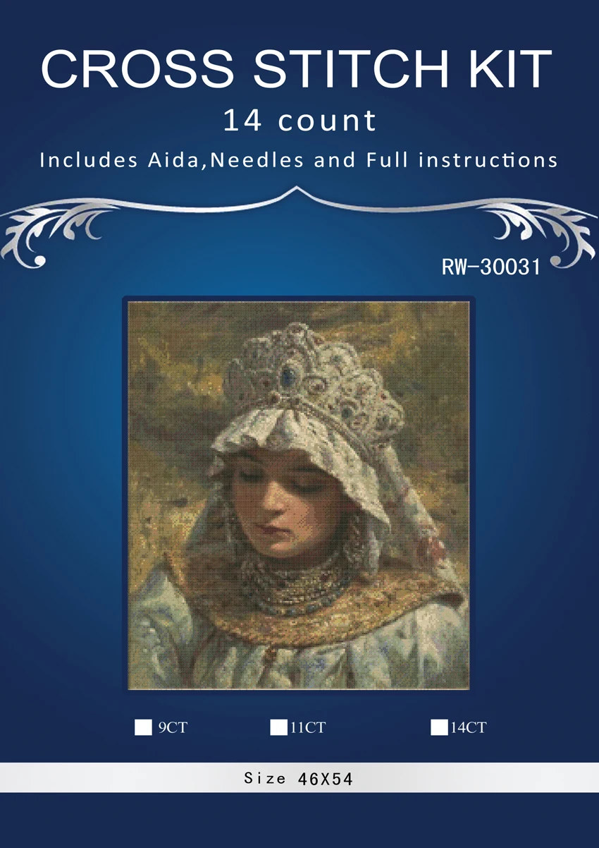 

Counted Cross Stitch 14CT Cross Stitch Set Cross-stitch Kit Embroidery Needlework SIMILAR dim pretty girl