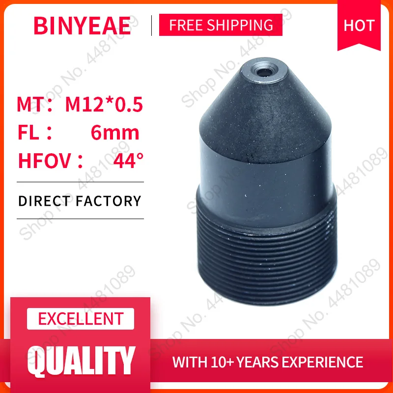 

BINYEAE 3Megapixel HD 6mm lens Board lens for CCTV Security Camera IP Camera 6MM M12*0.5 Mount long viewing distance
