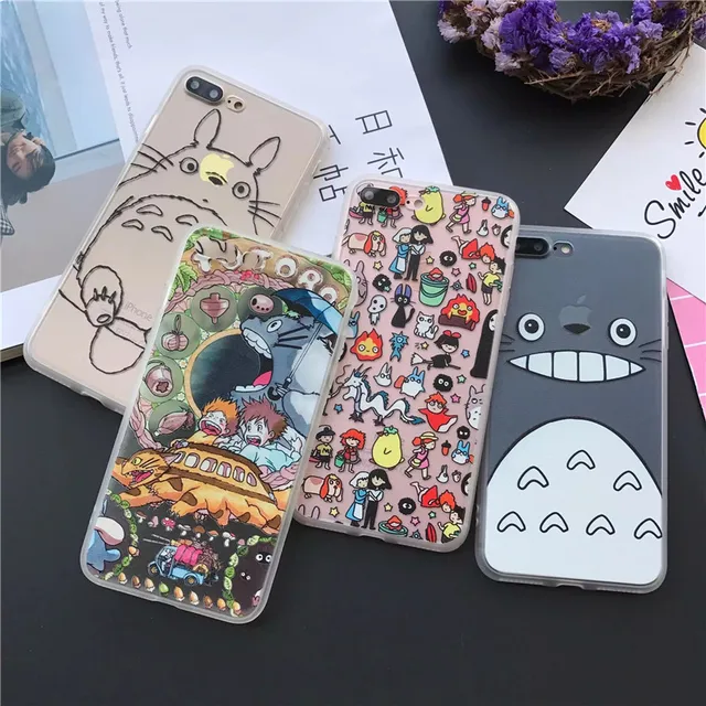Totoro Phone Cases Fundas Coque for iPhone