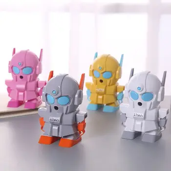 

Creative Robot Pencil Sharpener Mechanical Manual Hand Cranking Stationery School Office Supplies Student Kids Gift