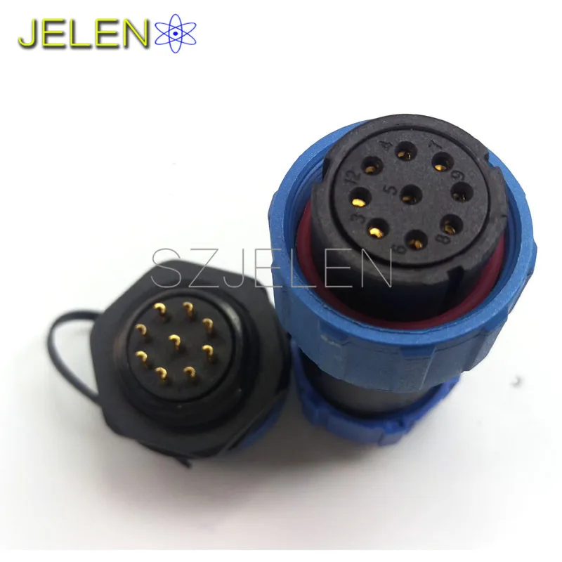SP2110, waterproof 9 pin female male connector ,IP68, Automotive