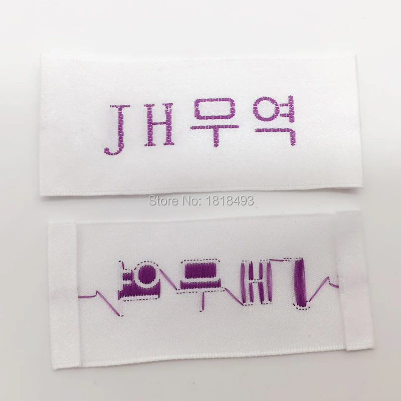 free shipping garment embroidered labels/windbreak overcoat dress