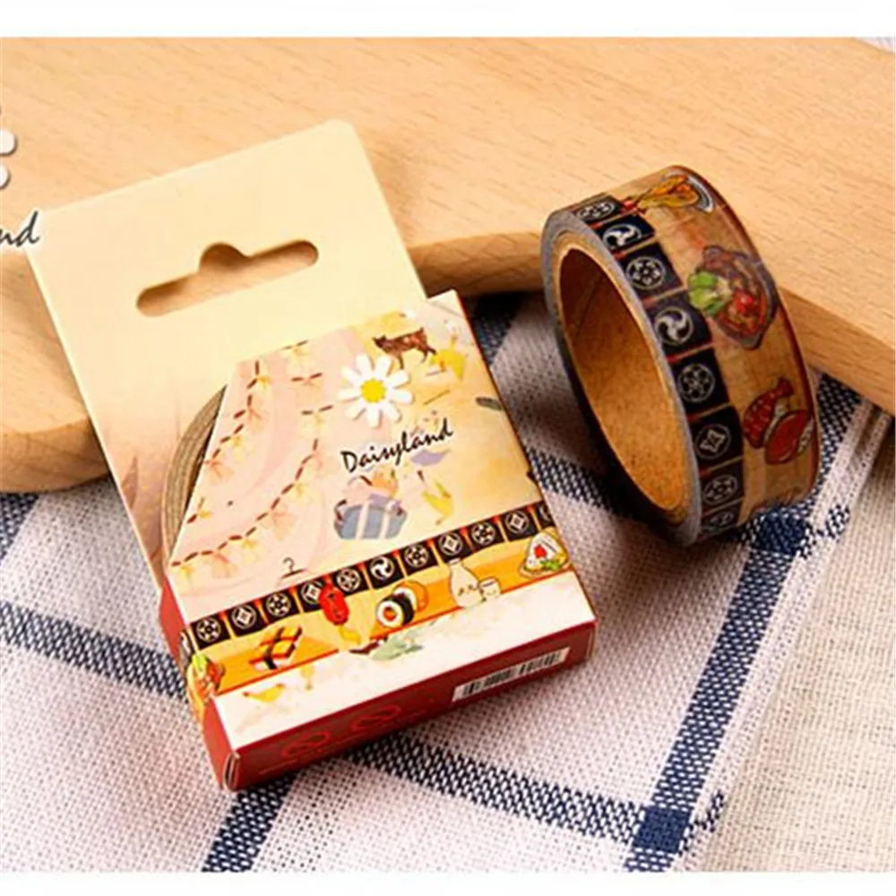 Japanese Washi Tape Daisyland And Paper Tape sushi Fashion Washi Tape