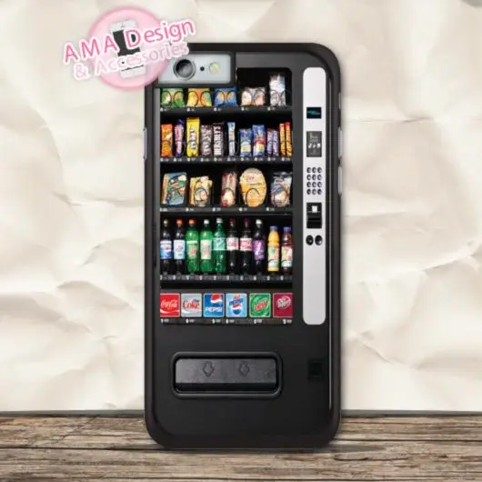 

Snack Drinks Vending Machine Cover Case For iPhone X Xs Max Xr 8 7 6 6s Plus 5 5s SE 5c 4 4s For iPod Touch