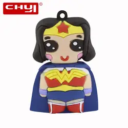 Chyi воин кукла USB Flash Drive солдат Pen драйвер 4 ГБ 8 ГБ 16 ГБ 32 ГБ 64 ГБ флешки личность Memory Stick U диска для подарка