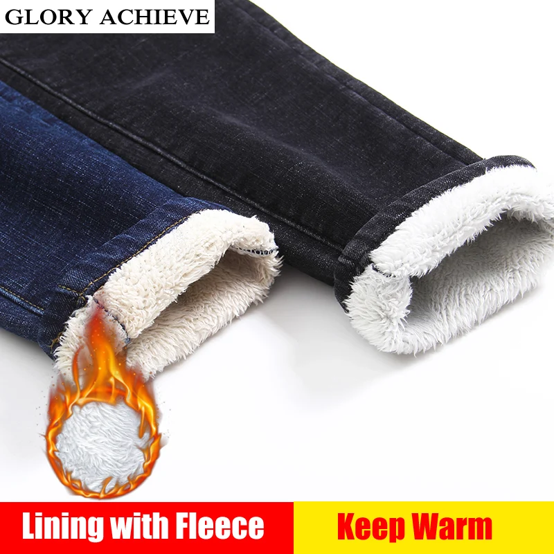 

Women Winter Jeans Fashion High Waist Women skinny jeans Velvet Thick Warm mom jeans plus size Slim denim jeans womens Trousers