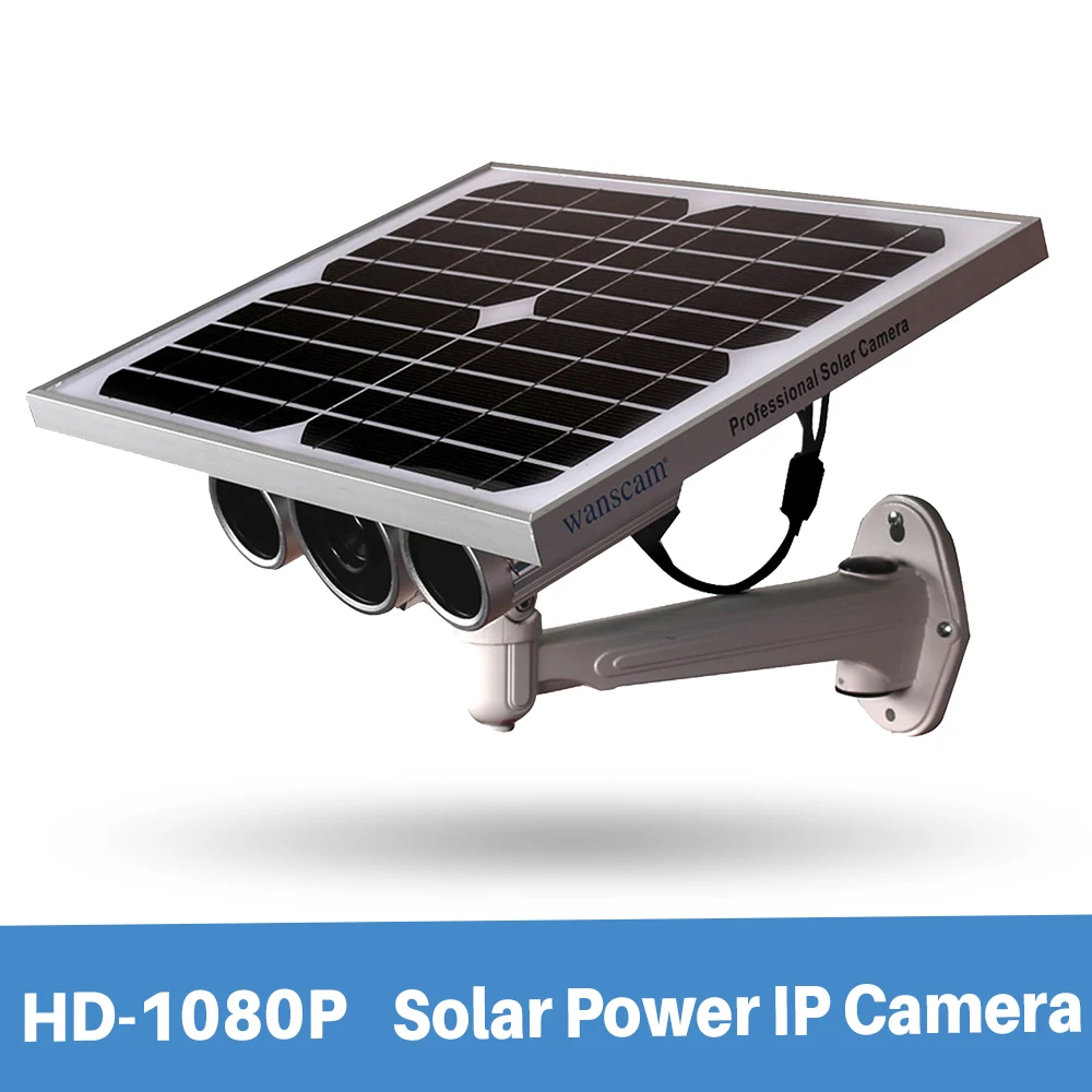 Wanscam HW0029 5 Outdoor Waterproof 1080P Security Wifi Solar Power IP Camera With Starlight Night Vision