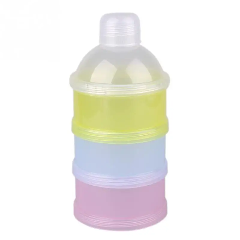 3 Layers Portable Milk Powder Formula Dispenser Food Container Storage