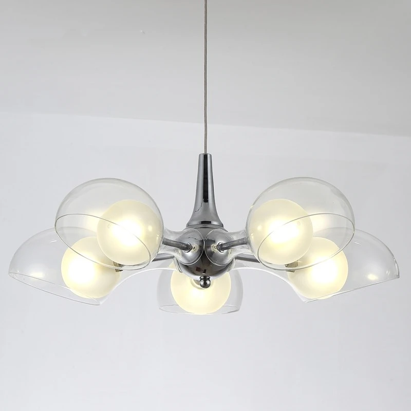 Постмодерн люстра освещение скандинавского дизайна стеклянные подвесные лампы для гостиной столовой Декор подвесное освещение светильники
