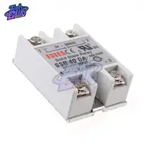 24 V-380 V 40A 250 V SSR-40DA твердотельный релейный модуль 3-32 V DC В AC SSR 40DA