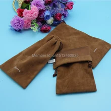 100 шт./лот CBRL маленький бархатный мешок ювелирных изделий бархатный мешочек подарочный бархат drawstring сумка логотип iphone мешок