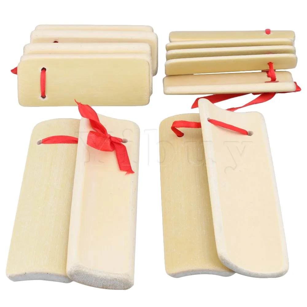 Yibuy Chinese Vintage Bamboo Traditional Allegro Instrument for Children Adults Show