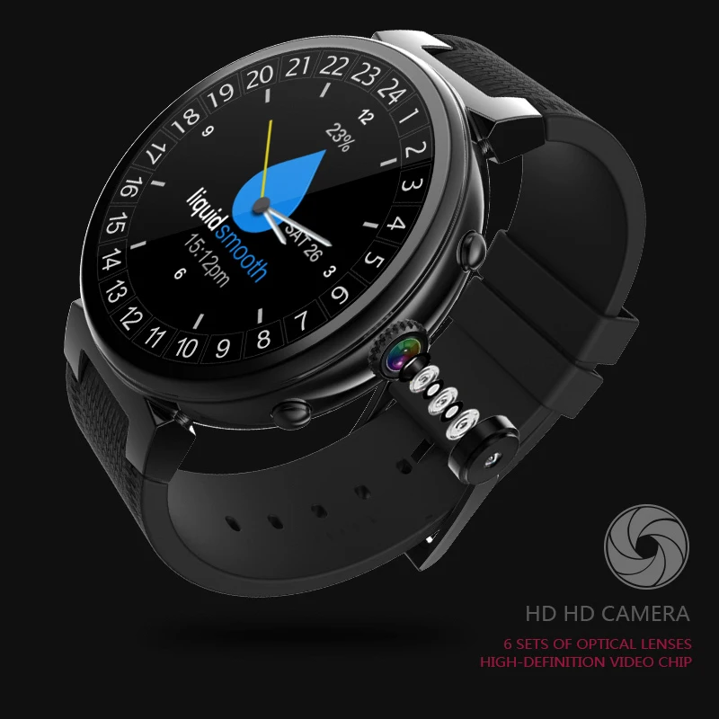 Смарт-часы Android 5,1 OS MTK6580 4 ядра 1. 3g Гц 2 ГБ+ 16 Гб Smartwatch Поддержка Google Play Google Map 3g gps Wi-Fi, обеспечивающим сохранение пространственного положения Z28