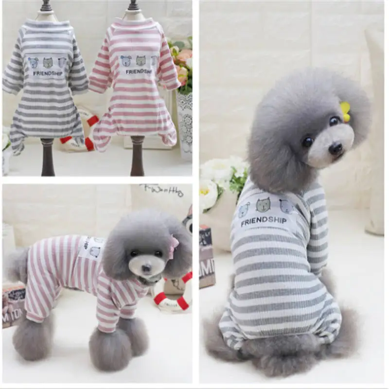 

Pet Jumpsuit Overalls Dog pajamas Sleepwear Autumn Winter Dog Clothes four leg Pyjama Pijama Small Dog Costume Outfit Apparel