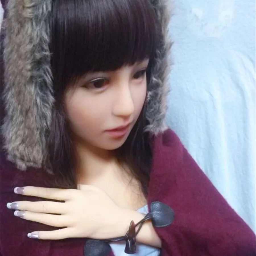 158cm lifelike full silicone realistic vagina pussy japanese girl sex dolls with teeth sex doll 4