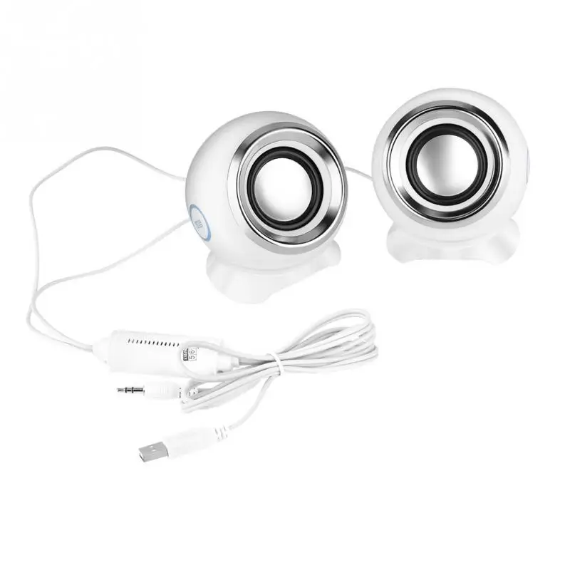 Mini Speakers Mini Portable Plastic Wired USB Audio Music Player