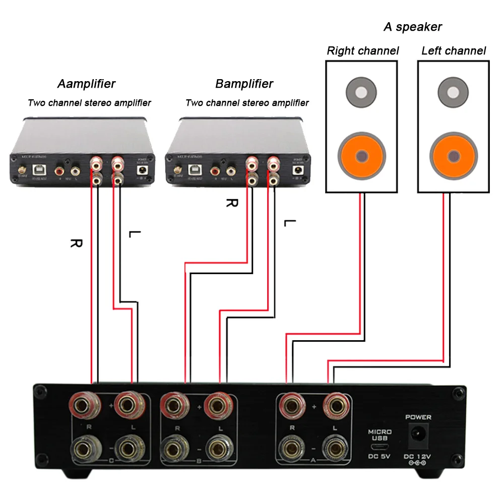 FX Audio PW 6 усилитель HIFI цифровой аудио переключатель селектор кроссовера 2 полосный