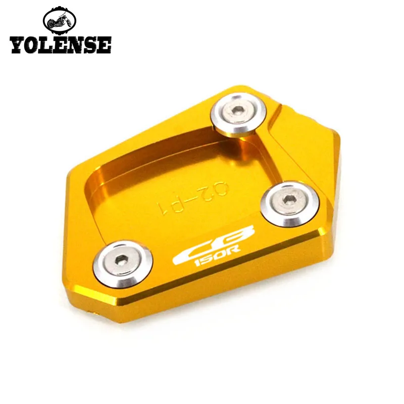 

For HONDA CB150R CB 150R CB150 R 2017 2018 Motorcycle CNC Aluminum Side Stand Pad Plate Kickstand Enlarger Support Extension
