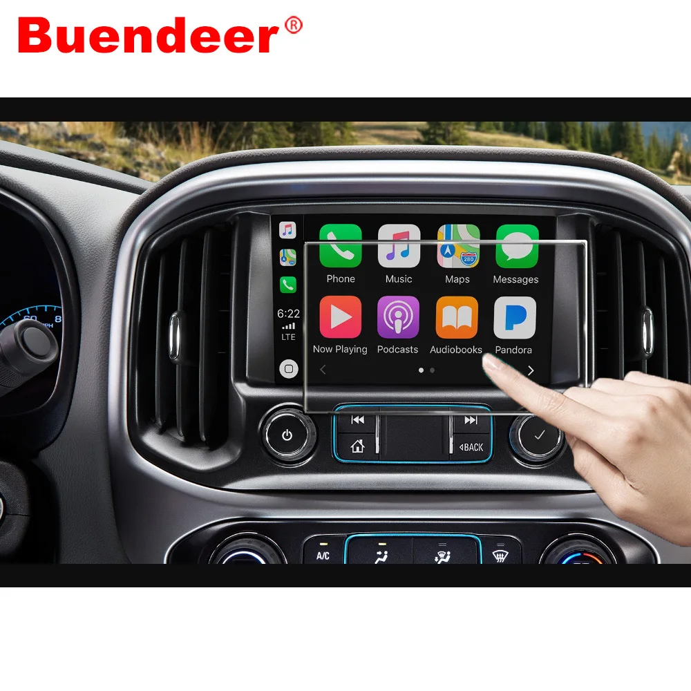 Защитная пленка Buendeer для экрана GPS-навигатора Chevy Silverado 1500 2500HD 3500HD Colorado LT Z71 ZR2 WT