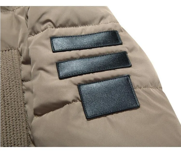 Aolamegs Mens Winter Down Jacket Medium-Long Thick Warm Hooded Fur Collar Winter Overcoats 2016 Outdoors Windproof Parka Hombre (4)