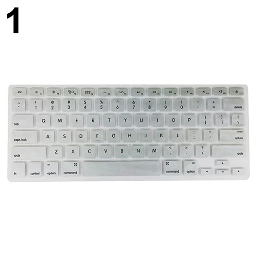 Клавиатура мягкий чехол для Apple MacBook Air Pro Retina 13/15/17 дюймов Защитная крышка - Цвет: Beige