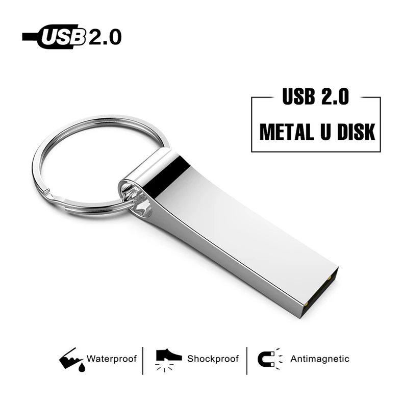 ГОРЯЧАЯ металлическая usb флэш-накопитель с кольцом для ключей Memory Stick 8 GB-128 GB флешки, usb флеш-карта диск для планшета microsd