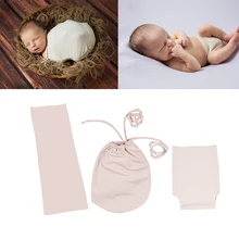 D& J кожаный мягкий обертывающий мешок обертывающийся Бадди пеленки чехол для новорожденных Фотография удобный помощник реквизит новорожденный фотосессия