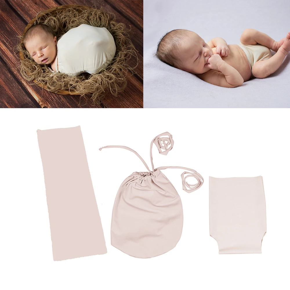 

D&J New Skin Soft Wrapping Sack Wrapping Buddy Diaper Cover for Newborn Photography Handy Assistant Props Newborn Photo Shoot