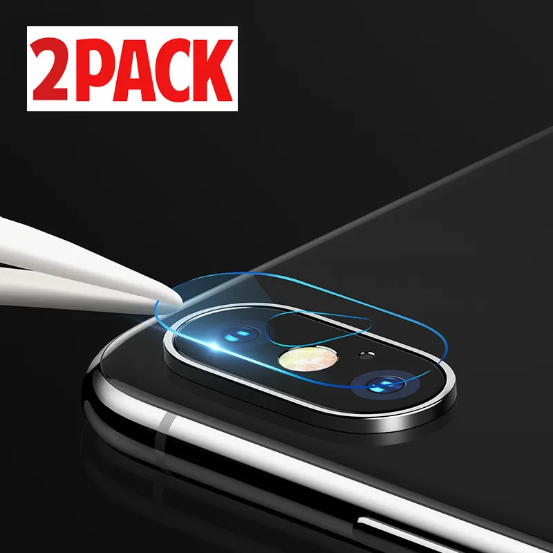 

2pcs Transparent Camera Lens Tempered Glass for Apple IPhone Xs Max Xr X 8 7 Plus Mobile Phone Lens Screen Protector Glass Film