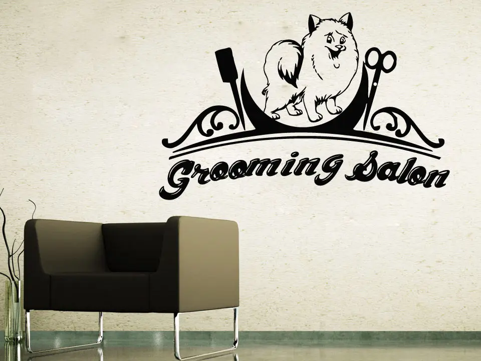 

Dog Pet Shop виниловые наклейки на стены Стикеры s съемные настенные наклейки Уход за лошадьми салон наклейка Стикеры Спальня DIY самоклеящийся плакат SA491