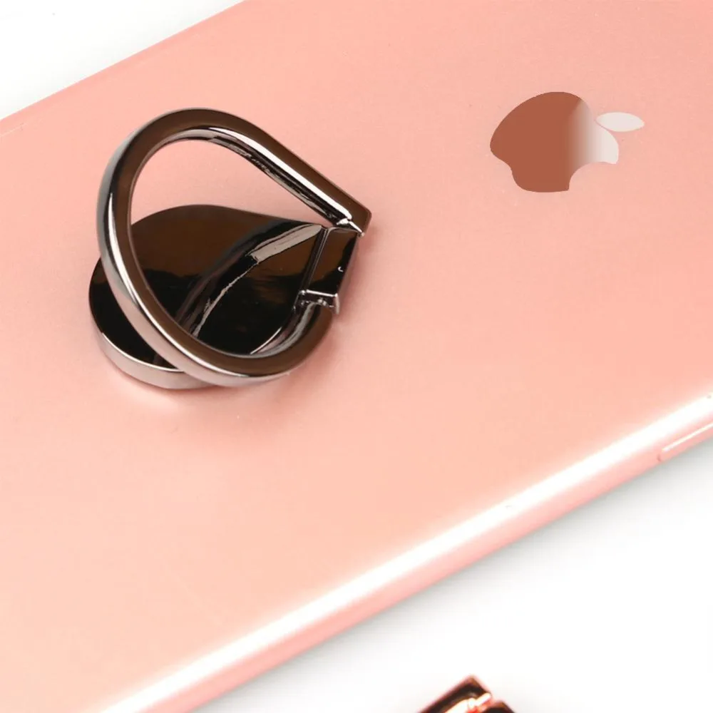 Water droplets Universal Metal Finger Ring Mobile Phone Smartphone Car Mount Bracket Stand Holder For iPhone Samsung