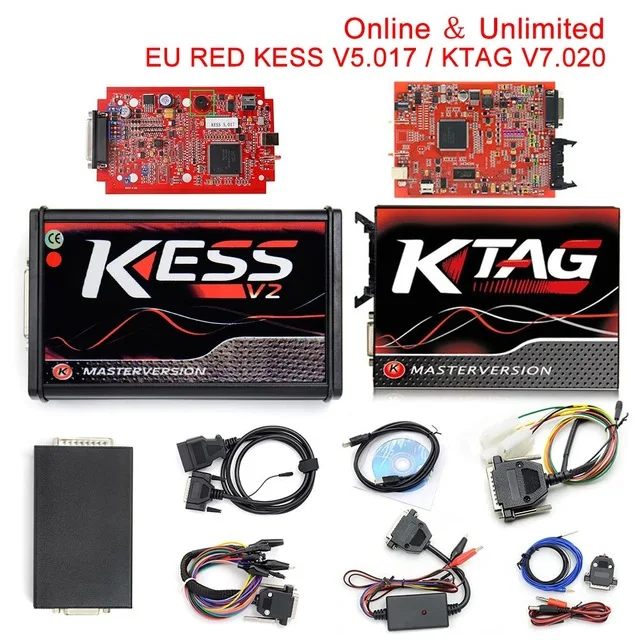 ECU самый KTAG K TAG V7.020 KESS V2 V5.017 SW V2.23 мастер ECU чип Тюнинг инструмент K-TAG 7,020 онлайн работать лучше KTAG V7.003 - Цвет: kess ktag