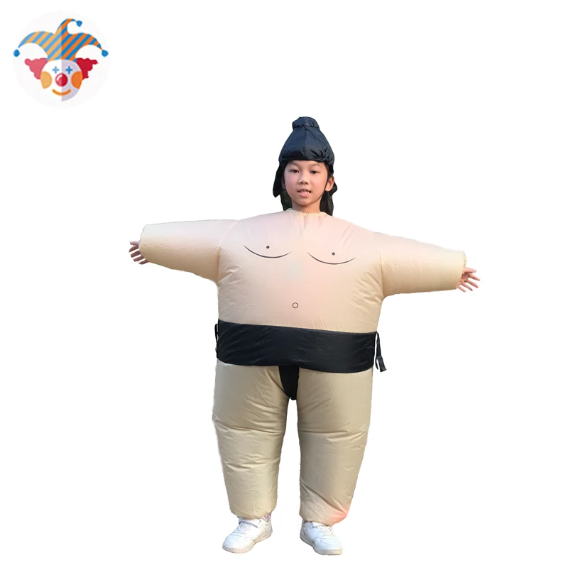 Inflatable Fat Warrior NINJA Full Body Costume Fancy Dress Hen Night Suit