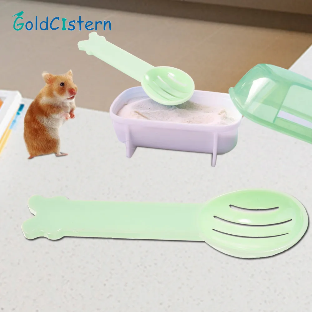 Small font b Pets b font Bath Spoon Hamster Dedicated Sand Spoon Hamsters Mascota Small font