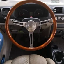 Универсальный Высококачественный 380 мм/15 дюймов/38 см Деревянный Phoebe руль гоночный автомобиль Руль три гоночных Phoebe