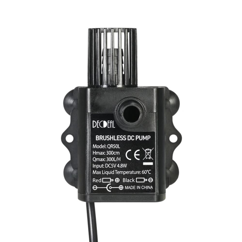 Ультра тихий мини USB DC5V 4 8 W 300L/H Lift Бесщеточный Водяной насос Водонепроницаемый