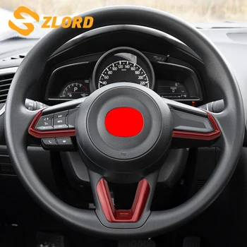 

Car Steering Wheel Trim Circle Sequins Cover Sticker for Mazda 3 6 CX3 CX-3 CX-5 CX5 CX8 CX 9 Axela ATENZA 2017 2018 2019