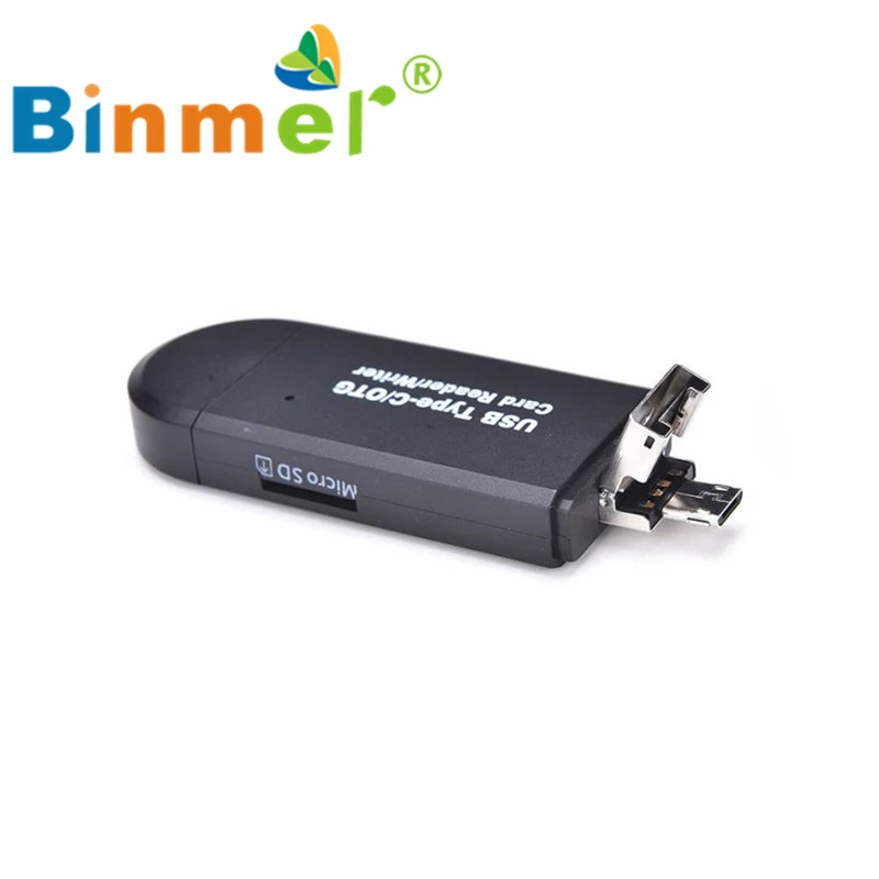 3 в 1 Micro USB OTG USB 2.0 адаптер SD/Micro SD Card Reader Стандартный USB _ KXL0524