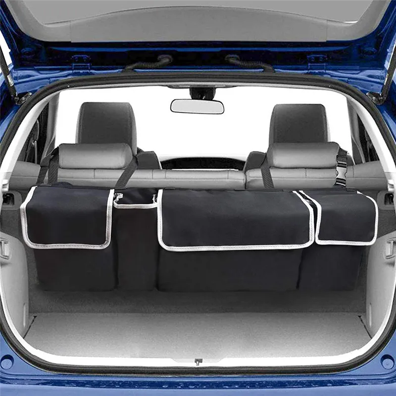 

Huihom Universal Auto Car Seat Back Backseat Hanging Organizer Cargo Storage Bag Pocket Automobile Stowing Tidying For SUV