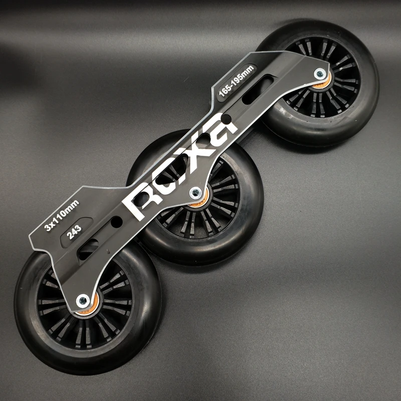 free shipping speed skates frame 3x110 mm 165 195 including wheel
