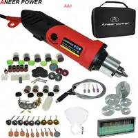Adjustable 6 Speed 5000~30000r/min Engraver Dremel Electric Drill Pen Grinder Carving Electric Rotary Tool Mini Drill DIY Drill