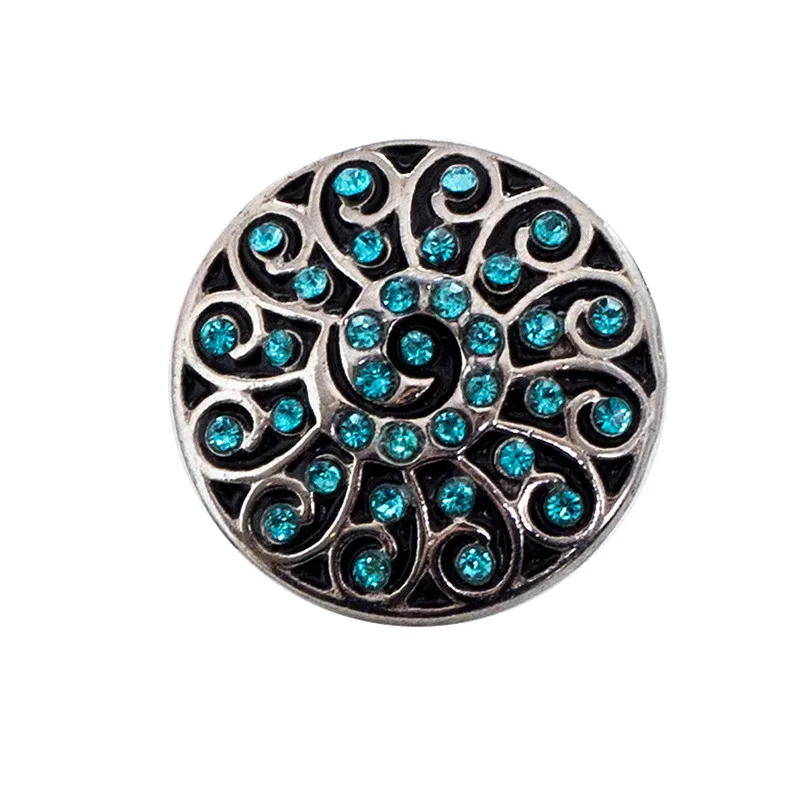 Bijoux memory craft 20 мм Кнопка одиночное литье ювелирное изделие зубчатая застежка