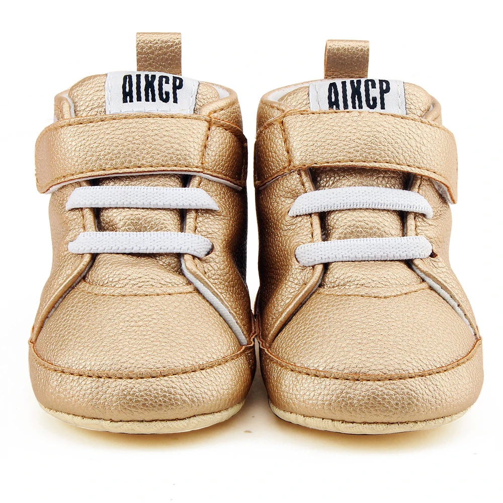 

Delebao High State Department With Magic Stickers Leather Baby Shoes 2017 Sleek Sneakers Fashion First Walkers