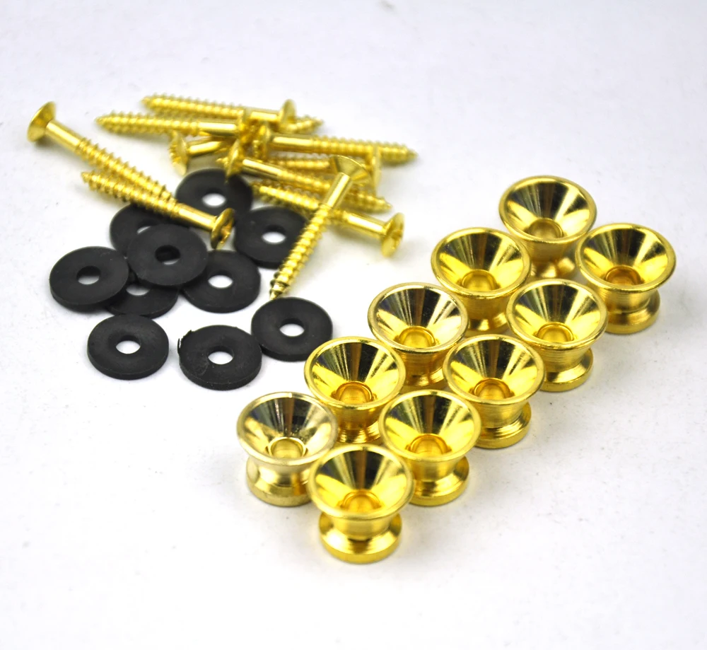 Buy 10 Sets of Universal Gold Guitar Strap Locks Nails